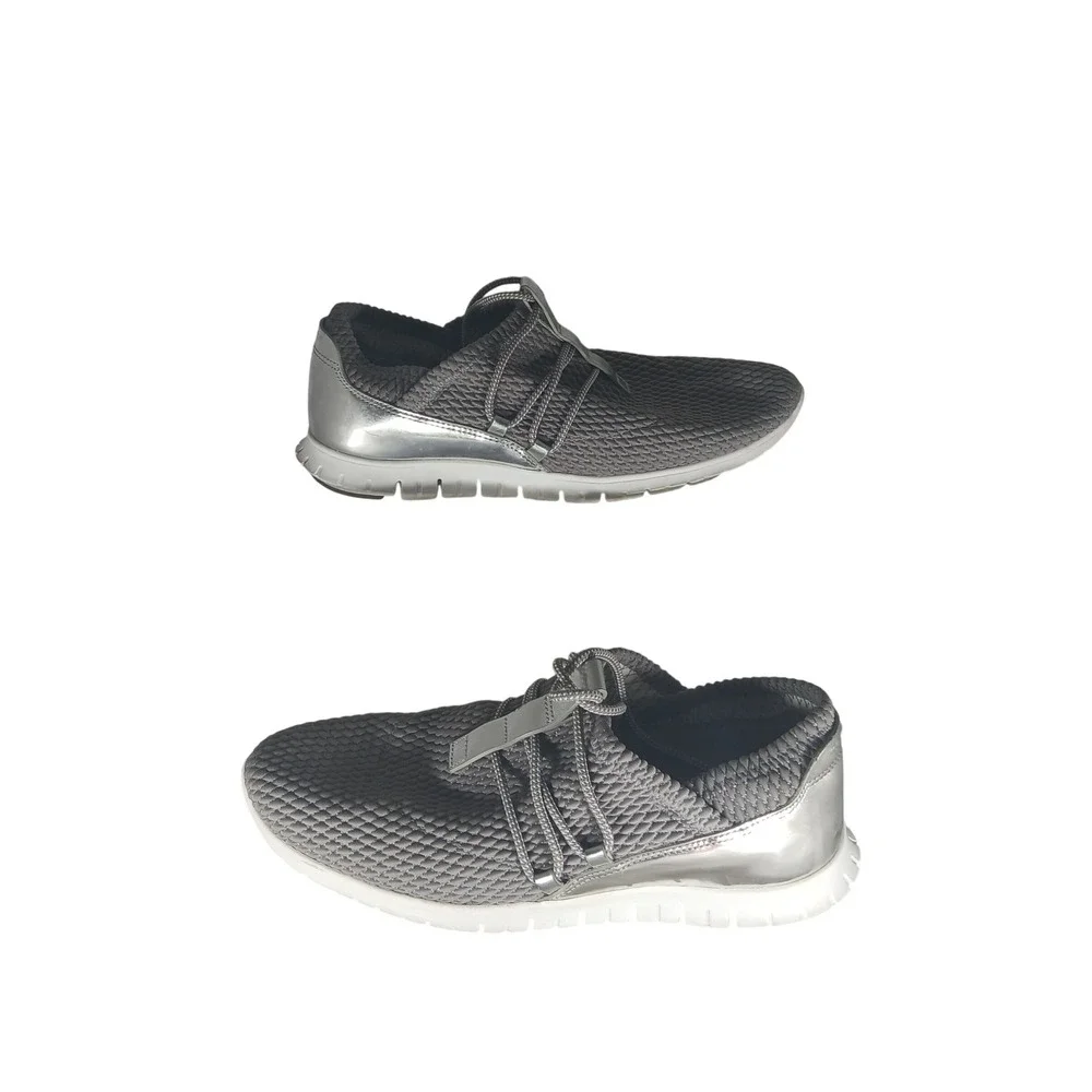Cole Haan Zerogrand Grey Silver Mesh Sneakers Women's Size 8B Athletic‎ Shoes